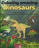 Coloring amazing Dinosaurs