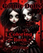 Gothic Dolls Coloring Book