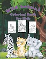 Wild Animal Coloring Book for Kids