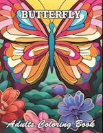 Butterfly Adults Coloring Book