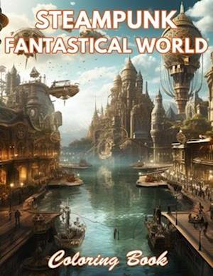 Steampunk Fantastical World Coloring Book