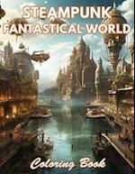 Steampunk Fantastical World Coloring Book