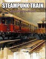 Steampunk Train Coloring Book