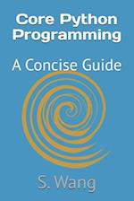 Core Python Programming