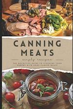 Canning Meats book for beginners