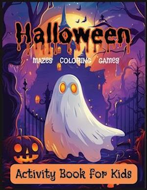 Halloween Activity Book for Kids