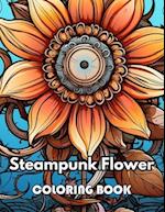 Steampunk Flower Coloring Book