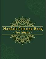 Mandala Coloring Book for Adults relaxation & stress relief