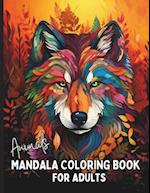 Animals Mandala Coloring Book for Adults relaxation & stress relief