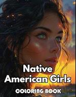 Native American Girls Coloring Book