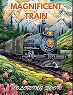 Magnificent Train Coloring Book