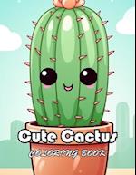 Cute Cactus Coloring Book for Kids