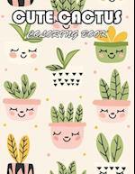 Cute Cactus Coloring Book for Kids