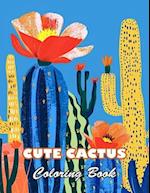 Cute Cactus Coloring Book for Kids