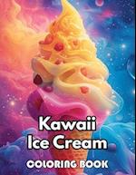 Kawaii Ice Cream Coloring Book