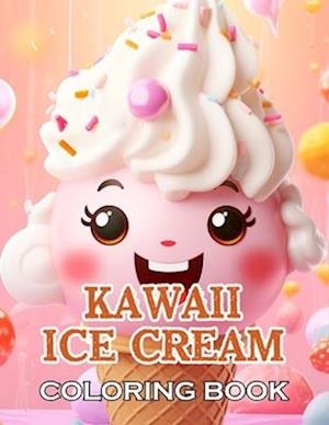 Kawaii Ice Cream Coloring Book