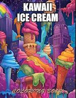 Kawaii Ice Cream Coloring Book: High Quality and Unique Colouring Pages 