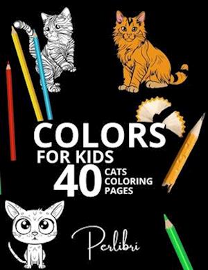 40 Cats Coloring Pages Coloring Book for Children