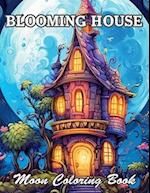 Blooming House Moon Coloring Book