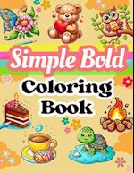 Simple Bold Coloring Book