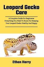 Leopard Gecko Care