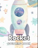 Rocket Coloring Book for Kids