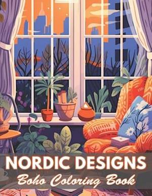 Nordic Designs Boho Coloring Book