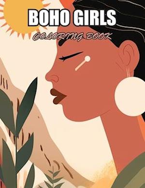 Boho Girls Coloring Book