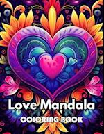 Love Mandala Coloring Book