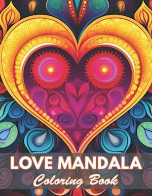 Love Mandala Coloring Book