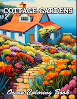 Cottage Gardens Ocean Coloring Book