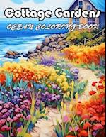 Cottage Gardens Ocean Coloring Book