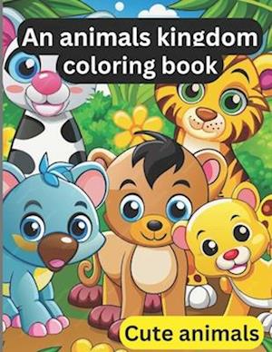 An animals kingdom coloring book