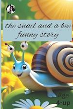 The snail and a bee