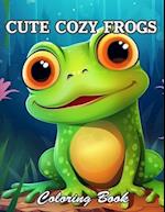 Cute Cozy Frogs Coloring Book