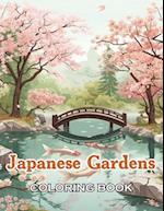 Japanese Gardens Coloring Book