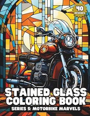 Stained glass coloring book series 5