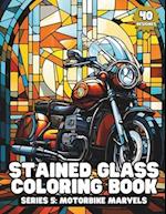 Stained glass coloring book series 5