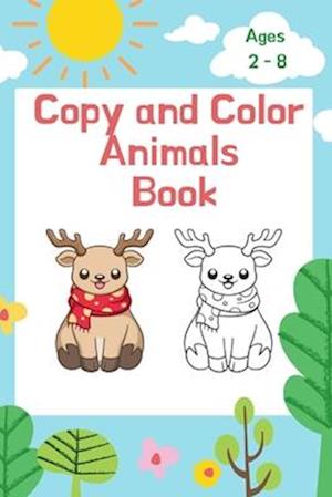 Copy and Color Animals Book