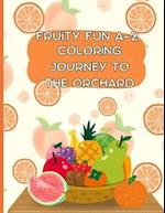 A-Z Fruits Fun Coloring book