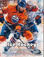 Ice Hockey Coloring Book for Kids