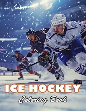 Ice Hockey Coloring Book for Kids