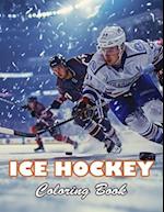 Ice Hockey Coloring Book for Kids