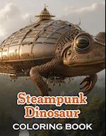 Steampunk Dinosaur Coloring Book