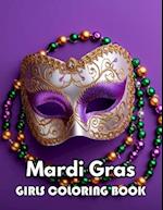 Mardi Gras Girls Coloring Book