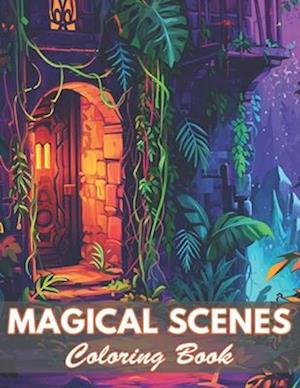 Magical Scenes Coloring Book