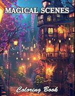 Magical Scenes Coloring Book