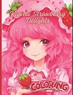 Kawaii Strawberry Delights Coloring Book