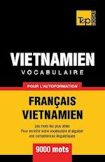 Vocabulaire Francais-Vietnamien pour l'autoformation - 9000 mots