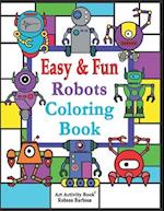 Robots Coloring Book